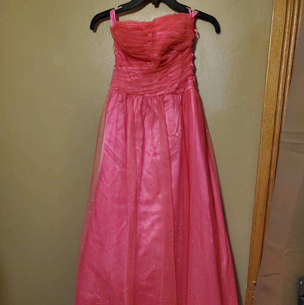 Pink prom dress